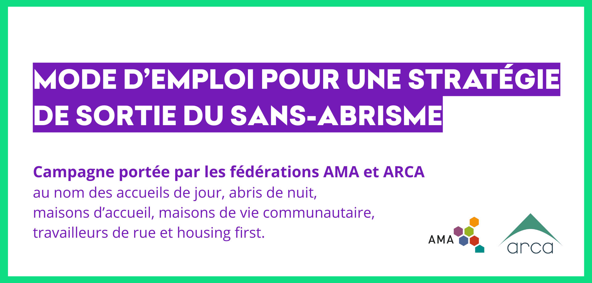 Bannière campagne mode d'emploi