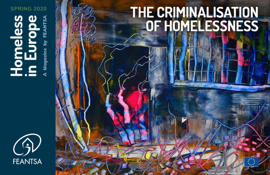 Magazine de la Feantsa "Homeless in Europe : The criminalisation of homelessness"